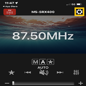 stereo connected