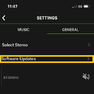 general settings
