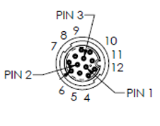 twelve pin transducer