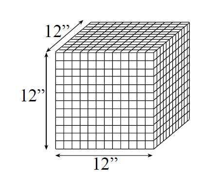 12 inch Cube