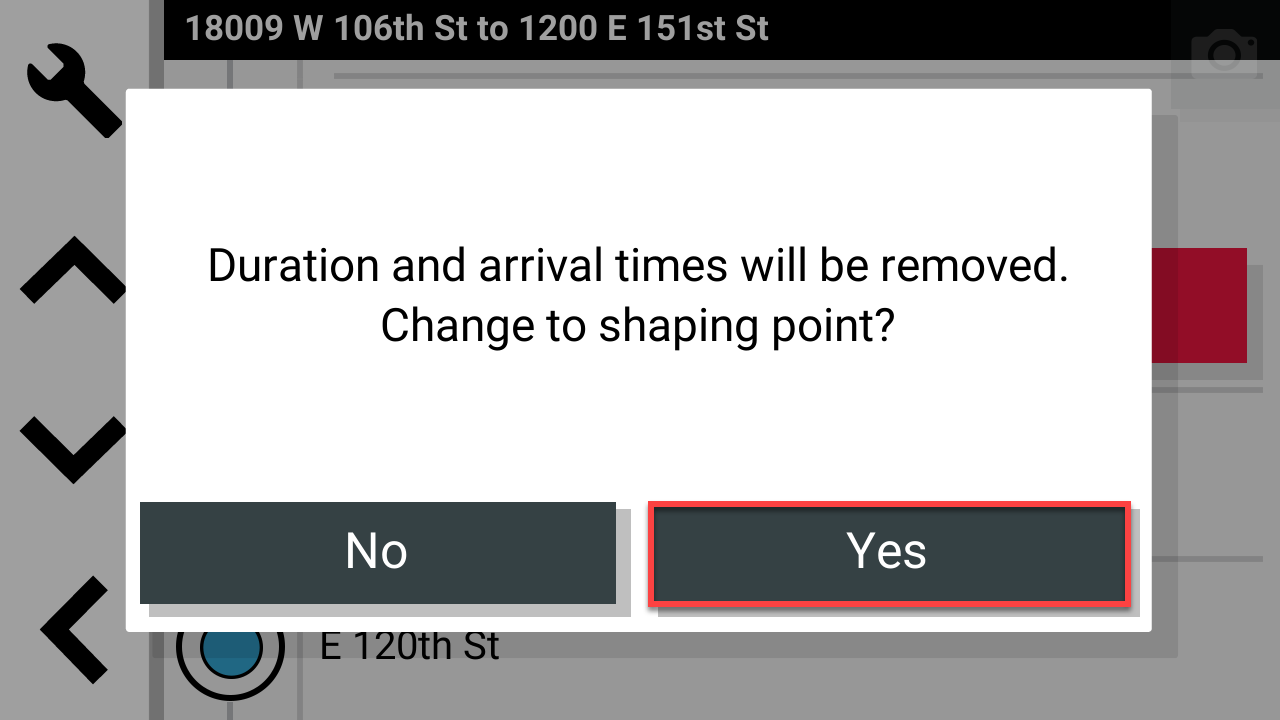 Change to Shaping Point
