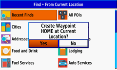 Create Home Waypoint
