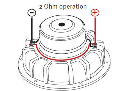Ohm wiring 2 subs 4 4ohm Amp