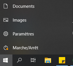 paramètres de Windows
