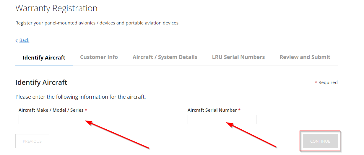 How do I look up what I have registered for warranty on my flyGarmin account? |