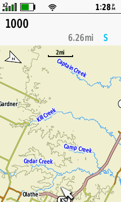 Map Page Showing Map Detail