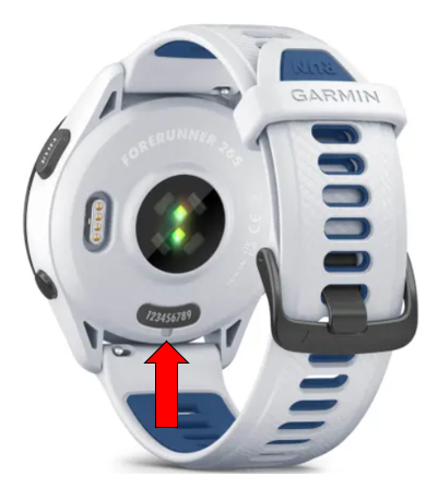 265 baro port on back of watch