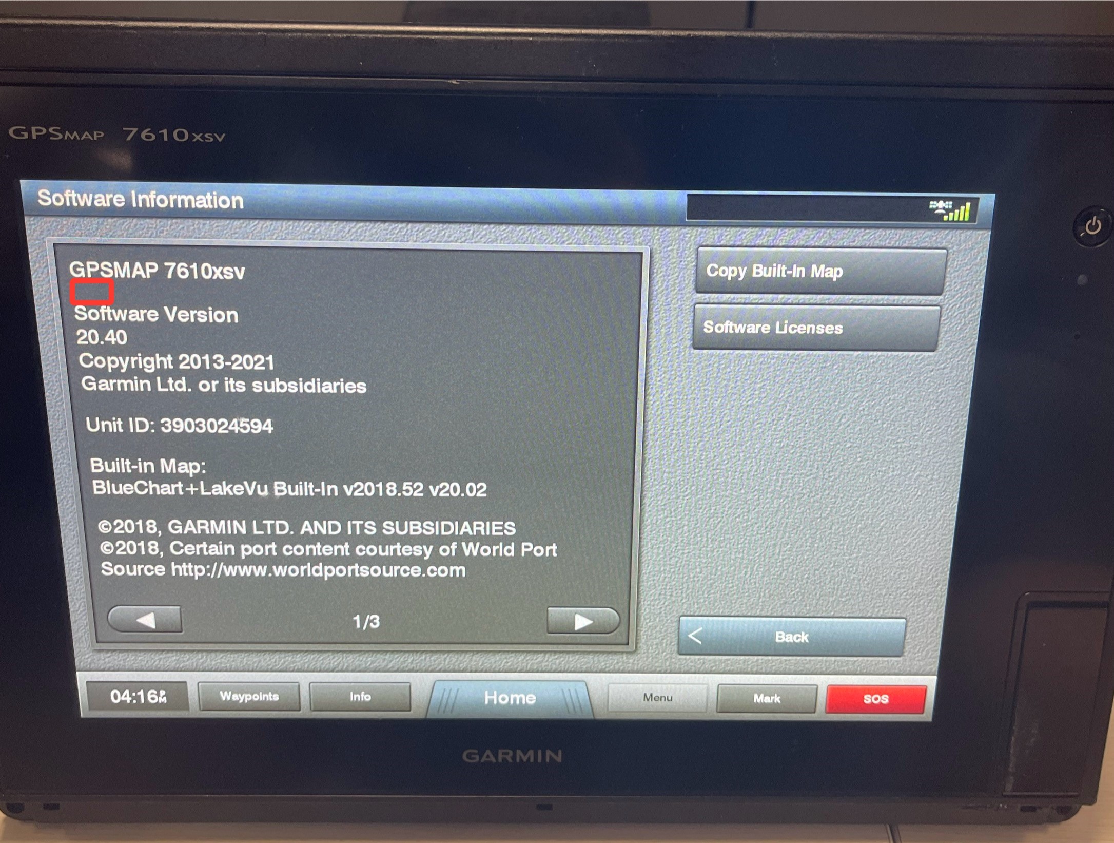 Software Information Page