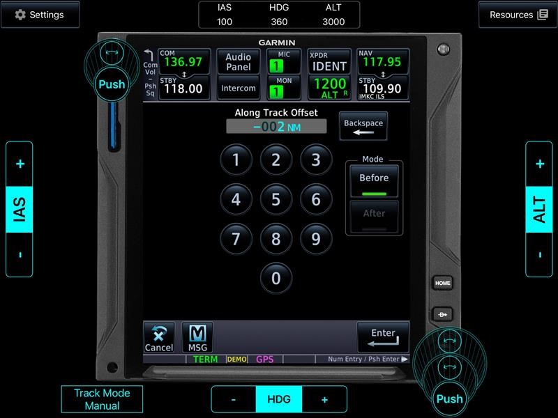 3 GTNXi Configure Offset