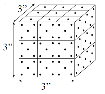 3 inch Cube
