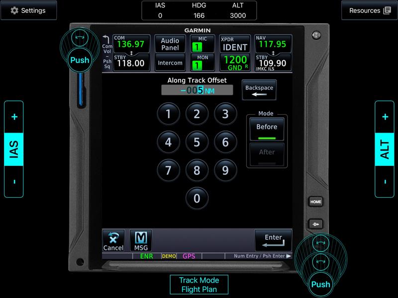 GTN 5 Configure Along Track