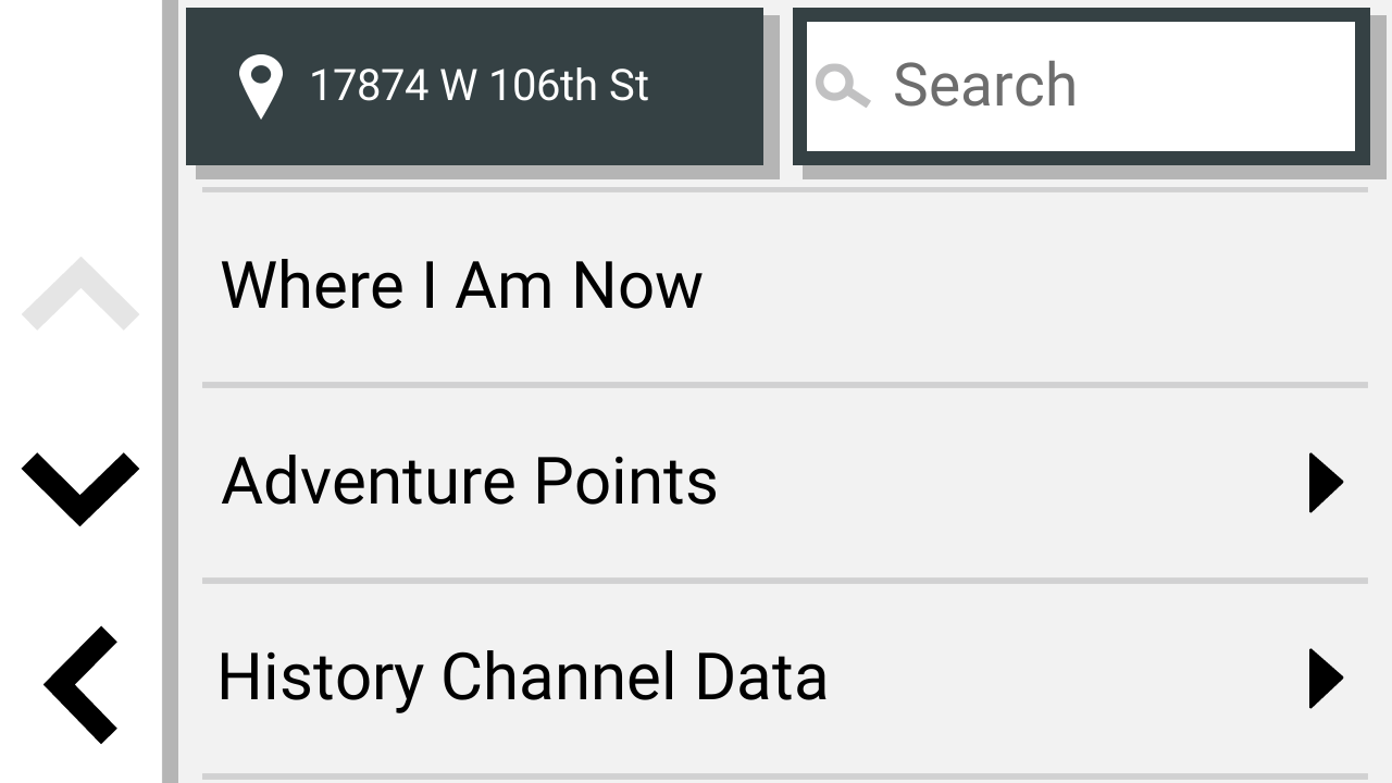 Search options Tread