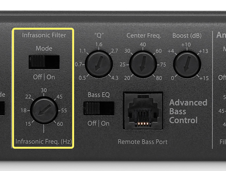 JL Audio Infrasonic Filter