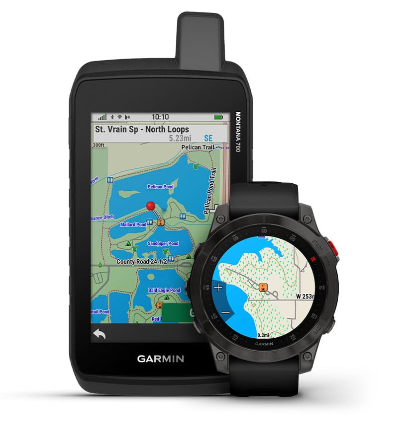 Handheld and Watch Showing Campgrounds