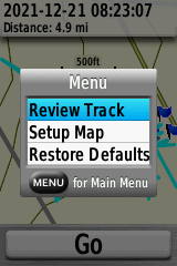 Review Tack Menu