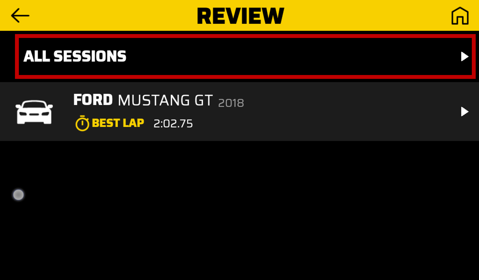 Catalyst Review Compare Screen with All Sessions Selection Highlighted