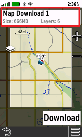 Map Download Layers