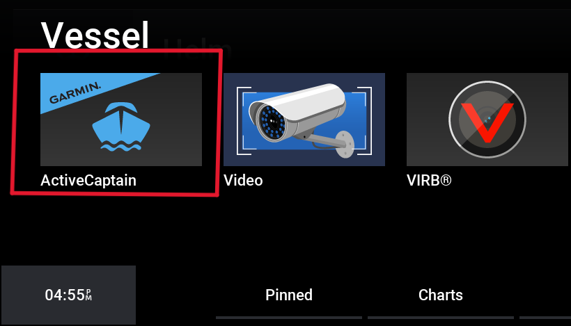 ActiveCaptain Icon on Chartplotter Screen
