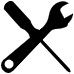 Wrench and Screwdriver Icon