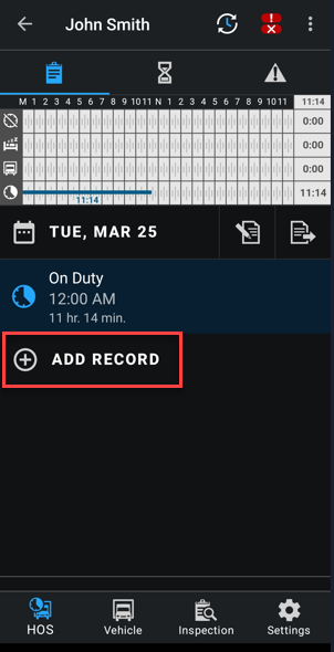Android Add Record