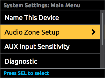 JL AUdio Zone Setup