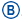 Letter B in a Circle