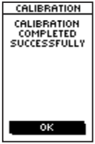 Calibration Complete 
