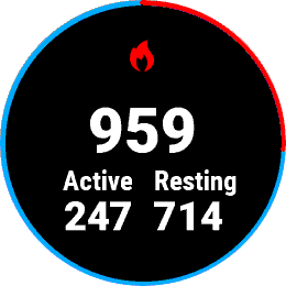 calories widget