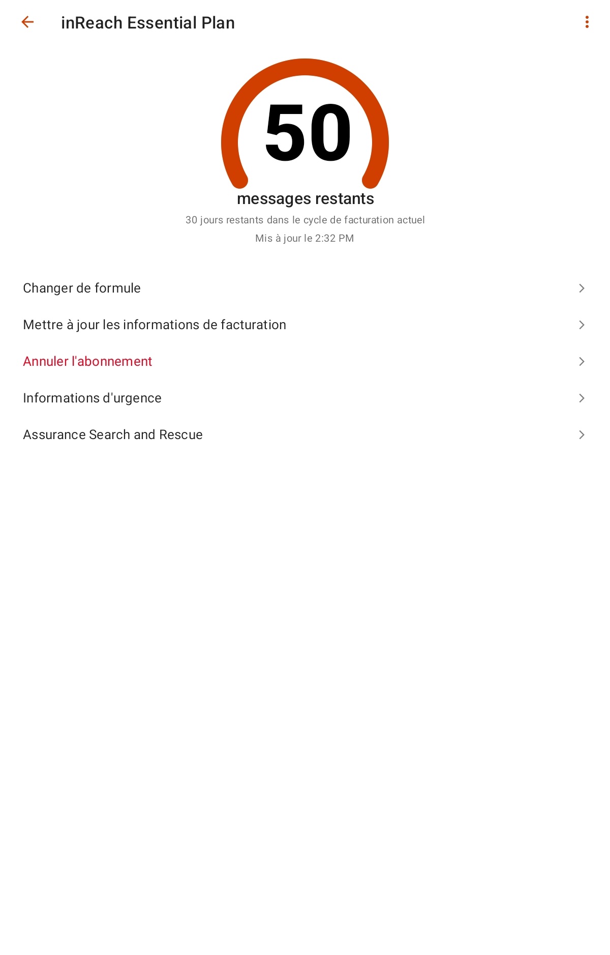 Cancel plan app