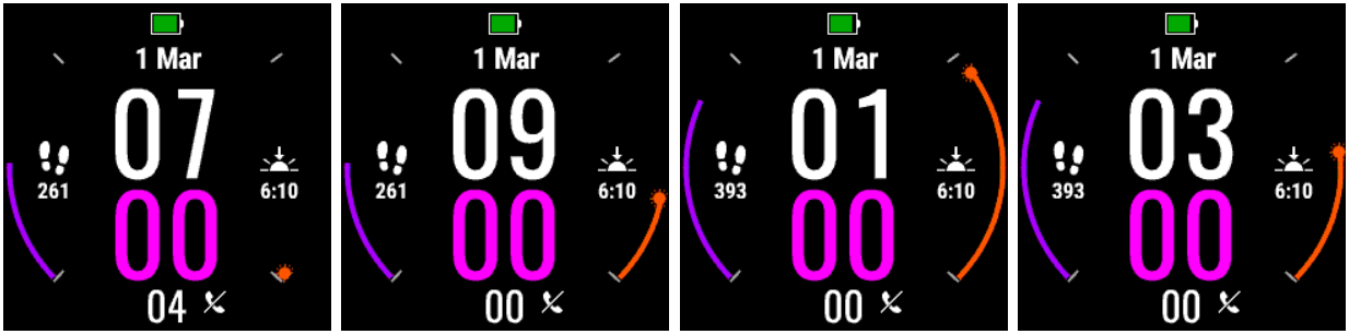 Sunset Sunrise Watchface