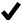 Black Checkmark