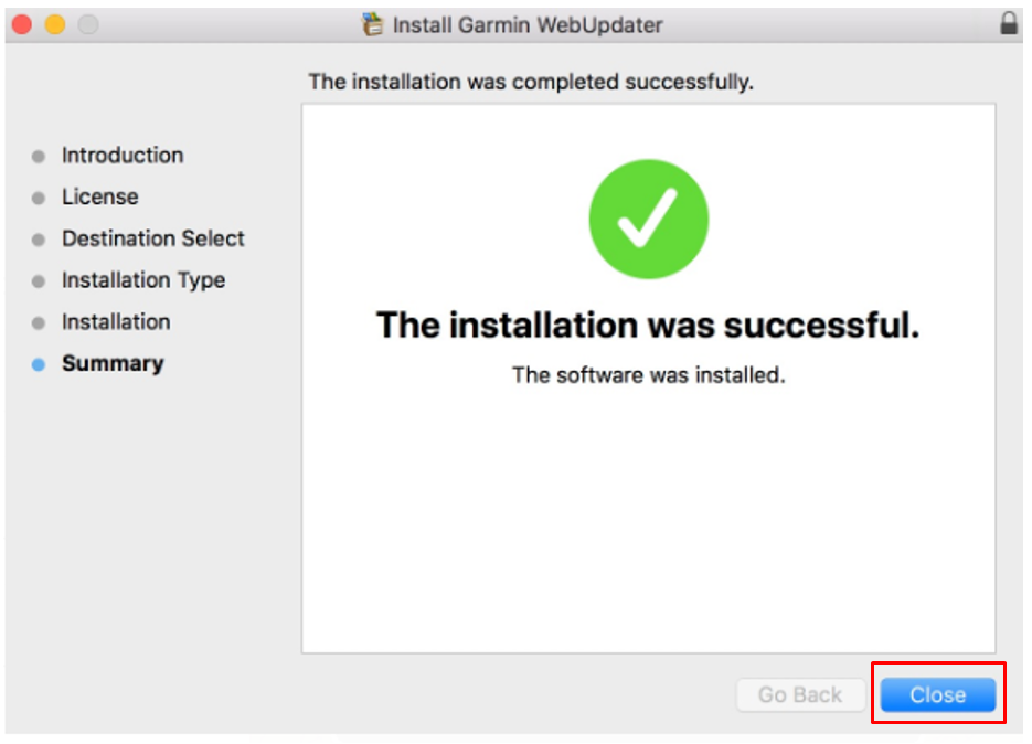 How do I install the Webupdater on Mac computer? | Garmin Customer Support