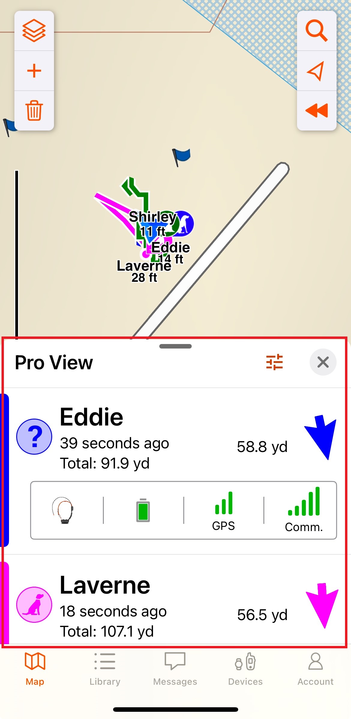 Compass half Screen Alpha app