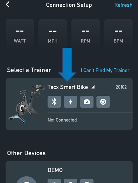 Connecting your Smart Trainer to the Tacx Training App | Support