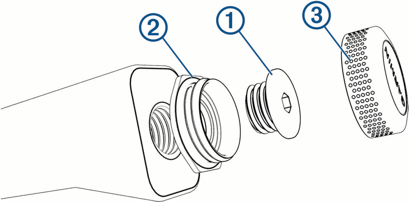 Golf club grip installation with cap and parts