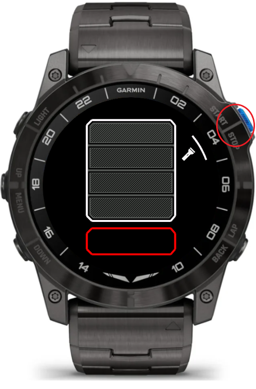 Flashlight settings menu options