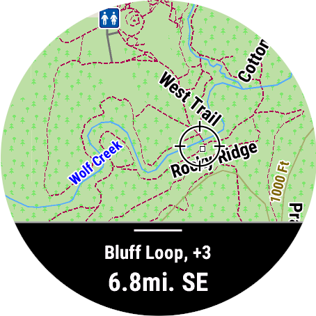 Map Screenshot from Fenix 6 Pro