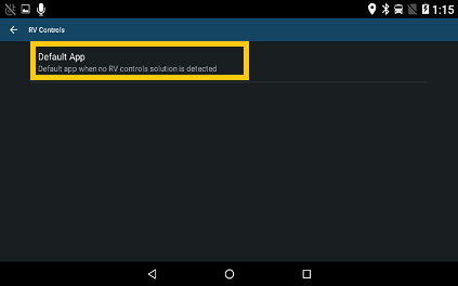 Vieo Default App Select