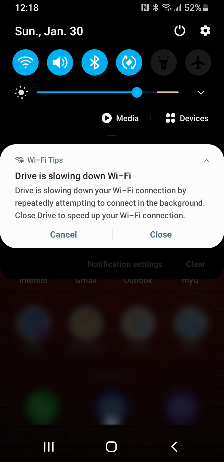 Drive is Slowing Down Wi-Fi