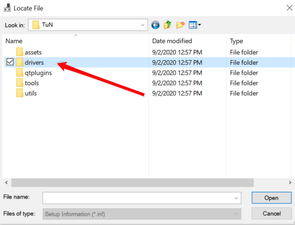 MXi Drivers Folder
