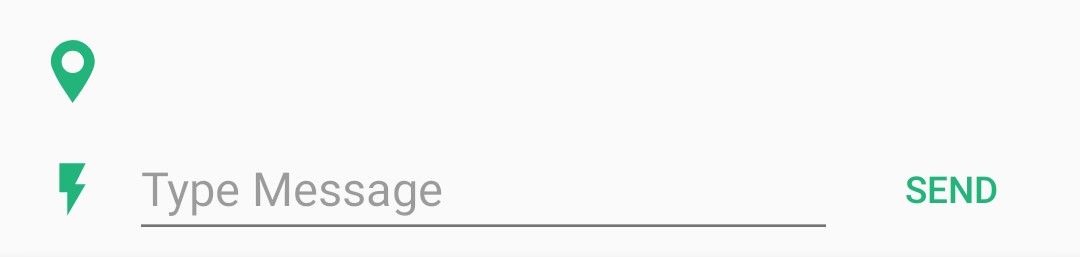 Android Type Message Field