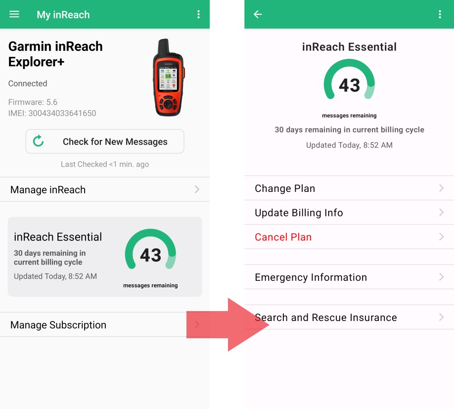 Earthmate Plan Usage