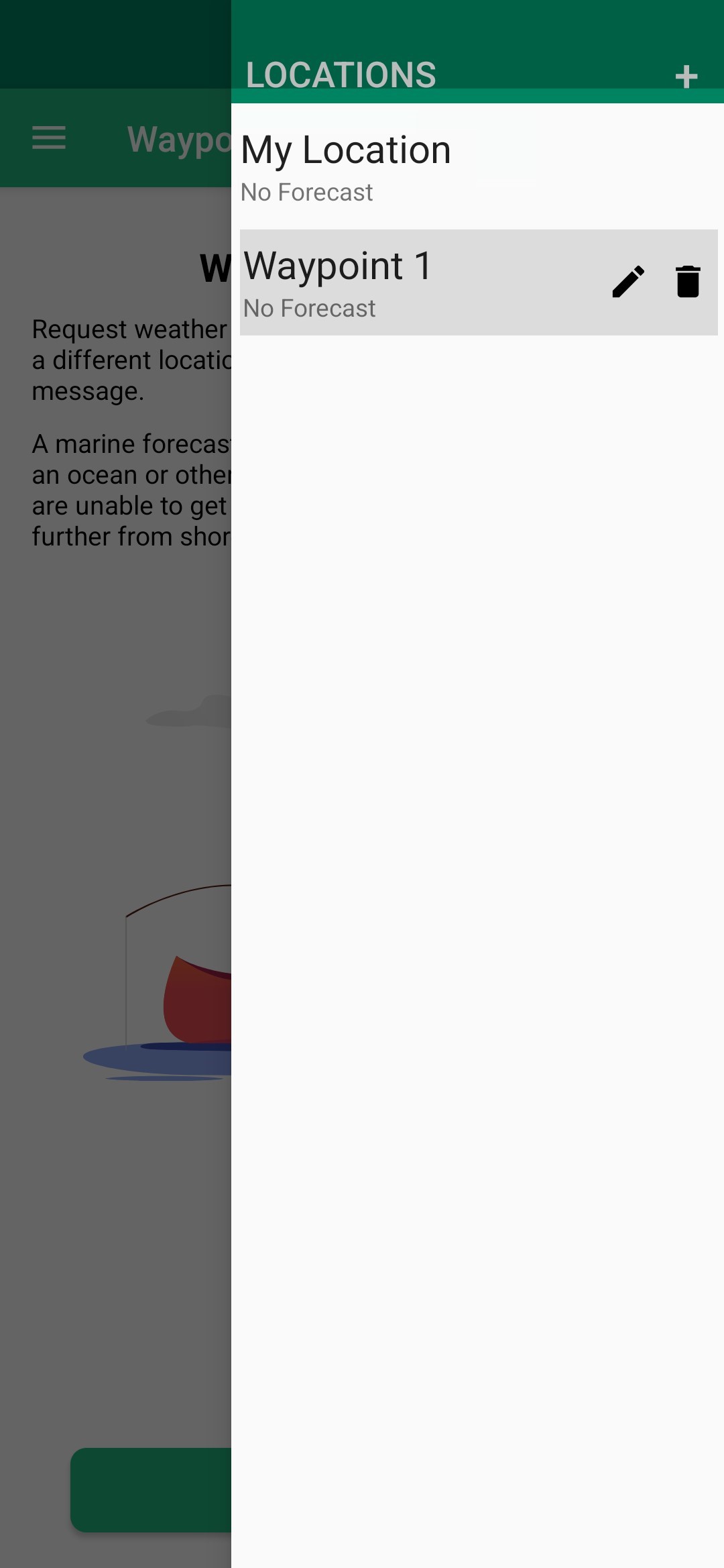 List of Weather Locations in Earthmate