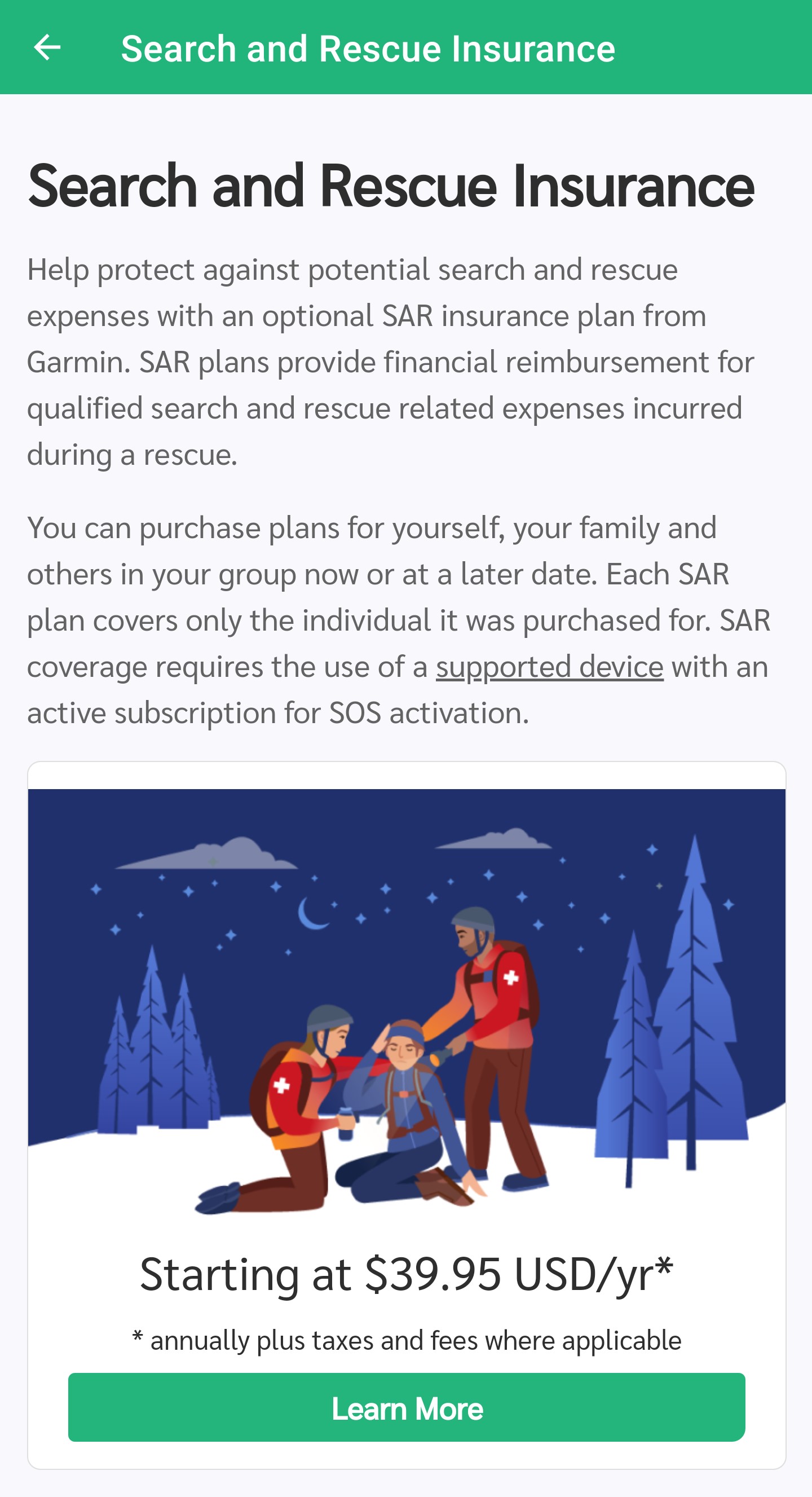 Earthmate With no Active SAR