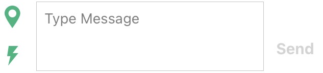 iOS Type Message Field