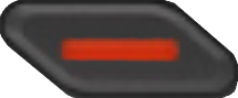 button with red line in the center