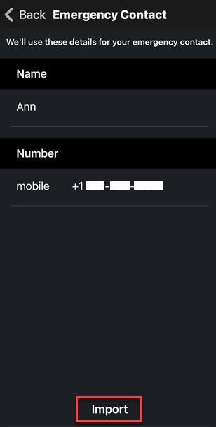 Emergency Contact Number 1
