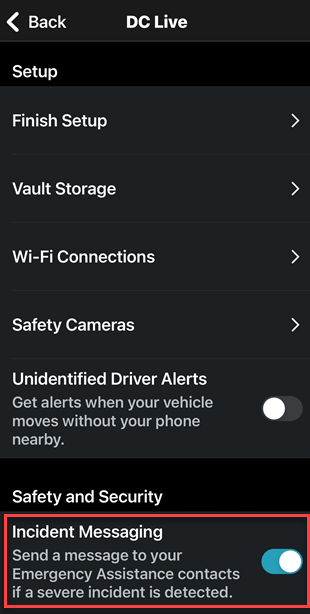 Enable Incident messaging