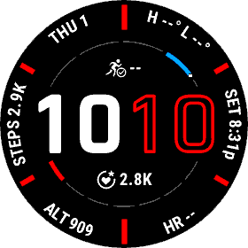 Time and watch face information