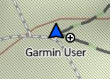 Garmin Explore Map User Location